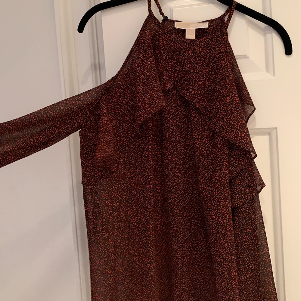 Michael Kors Collection shoulder-less blouse